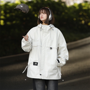 春季新款现货中性风户外夹克男连帽冲锋衣外套A157B-JK172-P85图片