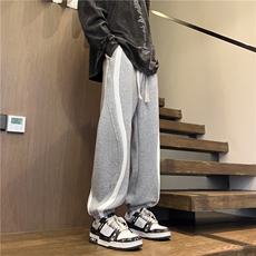 抖音得物品质卫裤212-2-WY183-特P40华棉300克复合牛奶丝，男装休闲裤，星座808A-1