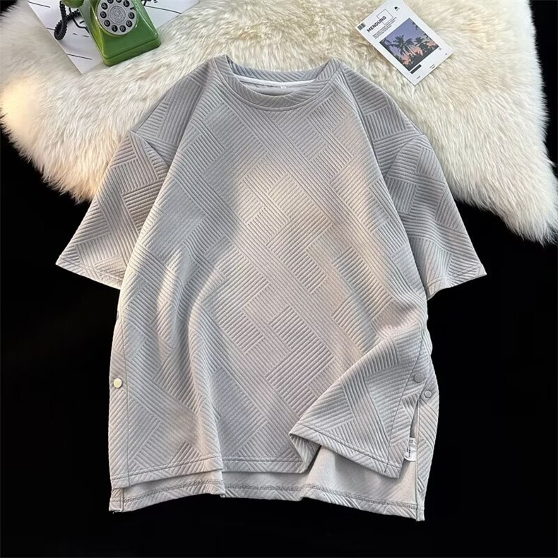 短袖t恤男款夏季新款重磅衣服潮牌大码男士圆领半袖体恤,男装T恤,星座1013