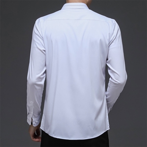 N7388钱塘2020-3男士新款休闲时尚长袖衬衣高品质P54图片