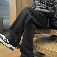 2025现货秋冬新款重磅潮牌高品质休闲直筒长裤K2618-特P38加绒45，男装卫衣，星座804-1