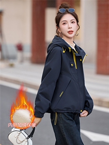 现货！现货！棉衣女2025冬季新款女装加绒加厚棉衣休闲派克服图片