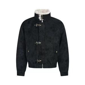 网图解构毛领座山雕情侣棉服外套美式棉衣夹克 A025-QY15052-P128图片