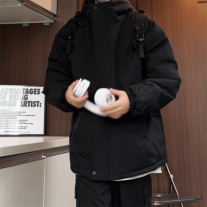 MY6170/P85冬季新款防水防风冲锋衣棉衣棉袄男宽松大码上衣外套,男装夹克,电商A141