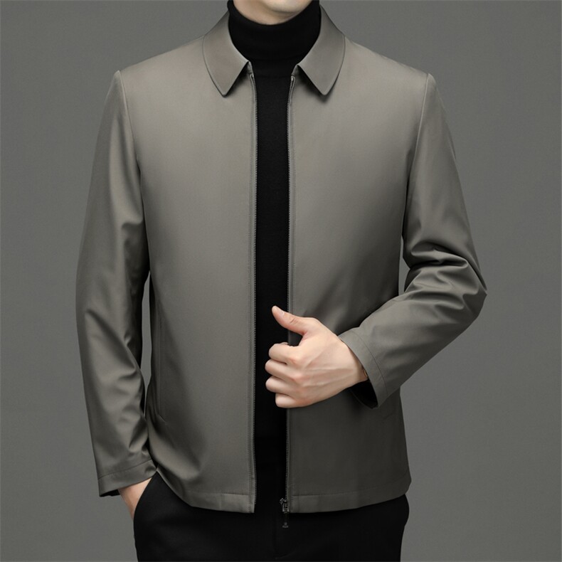 男装冬季新款中年商务休闲棉衣外套男士加厚保暖可脱卸内胆棉服图片