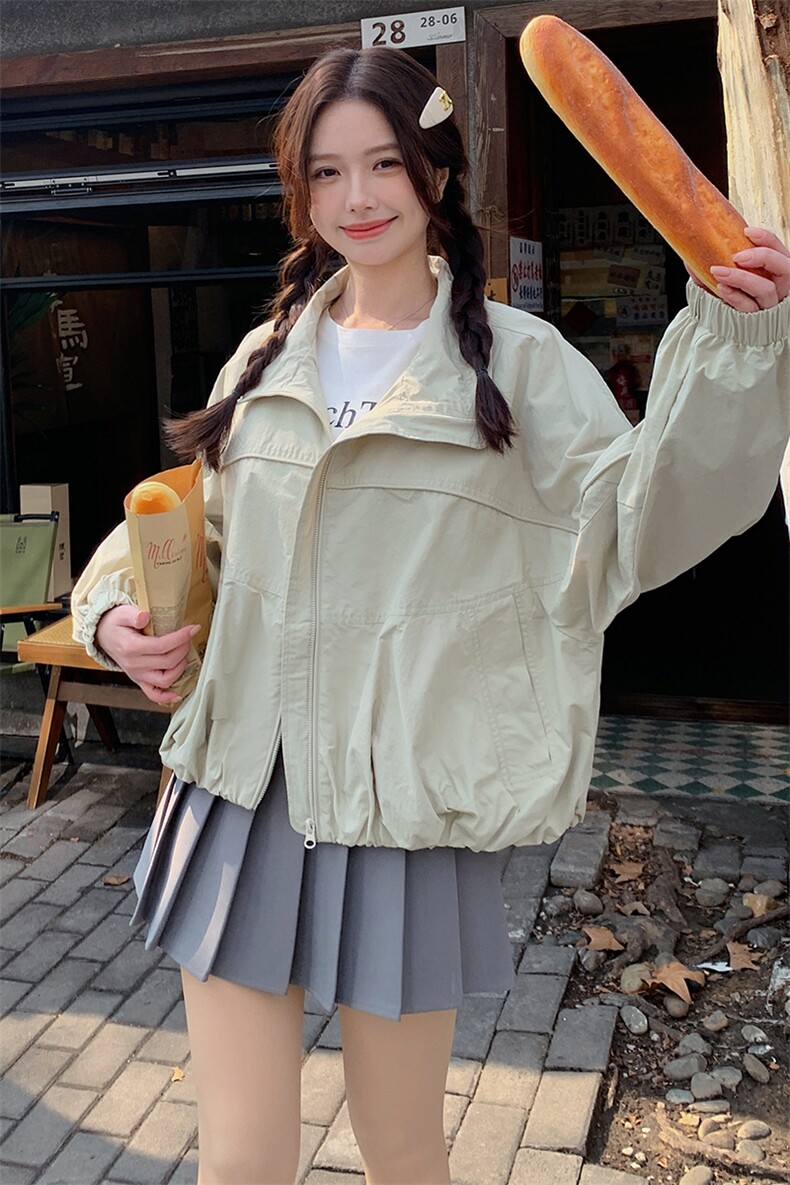 韩系简约休闲夹克外套女春季2025新款小个子超火洋气爆款减龄上衣,女装短外套,辉之琳