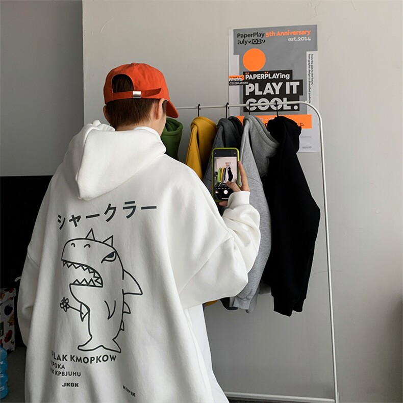 A040-WY2092-P40连帽卫衣男加肥加大码胖子棒球服外套图片
