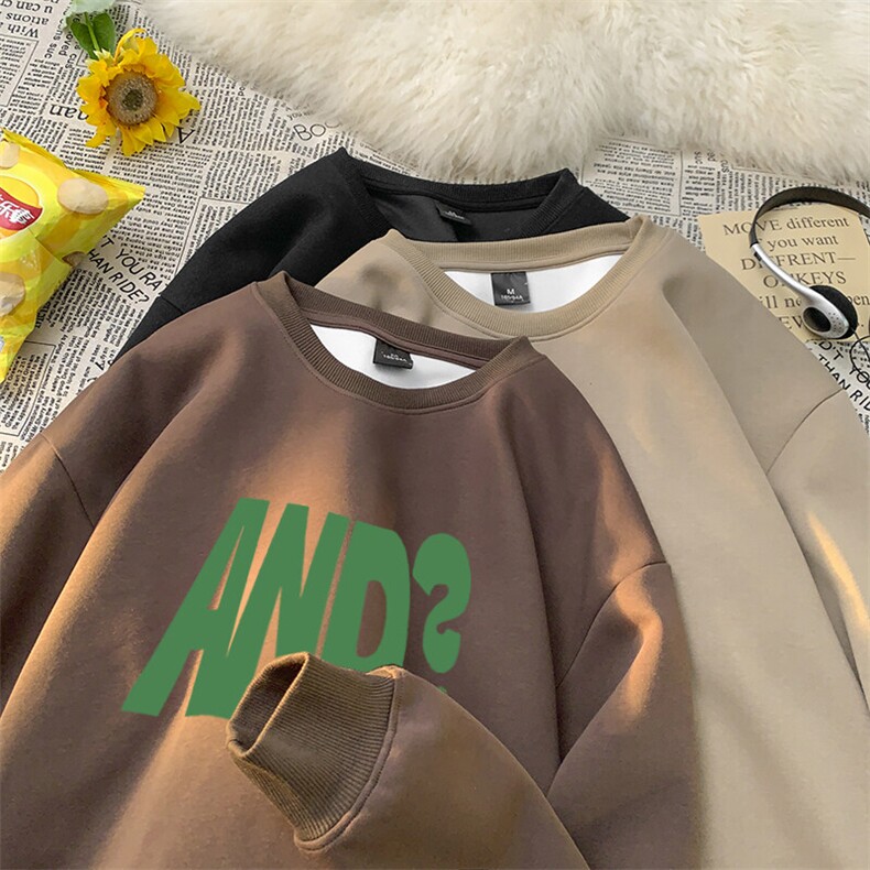 美式复古重磅AND网红印花连帽卫衣,男装卫衣,星座310A-4