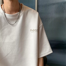 复古vintage印花美式短袖T恤男hiphop潮牌宽松体恤百搭HT16-P28，男装T恤，星座1008-1