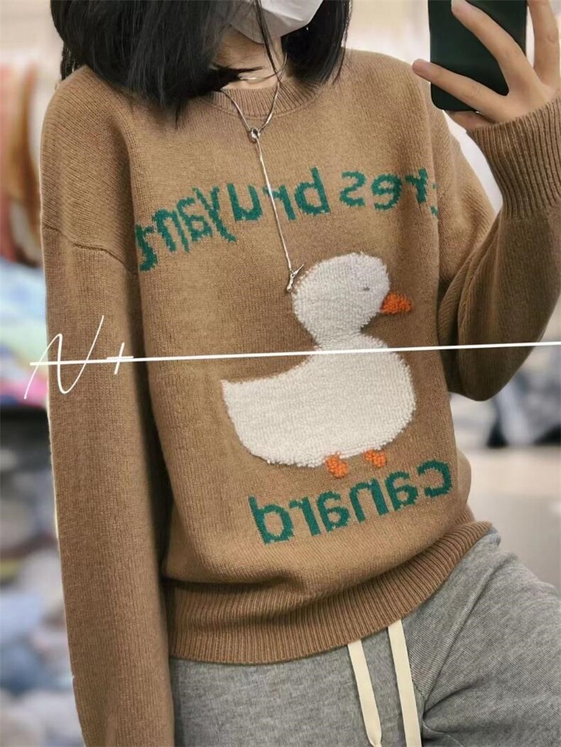 羊毛衫全毛韩小鸭子，其它，M++