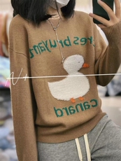 羊毛衫全毛韩小鸭子，其它，M++