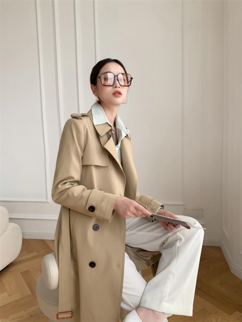 春季新款风衣，女装风衣，七蜜