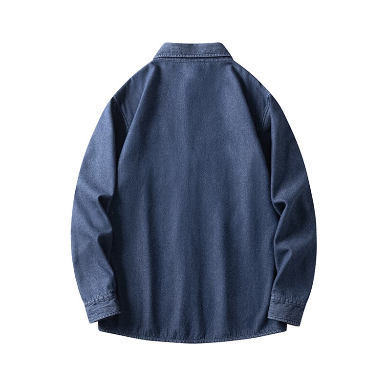 25年春季加绒加厚衬衫长袖大码宽松落肩现货DS-C323-1-JR-N80-P68,男装衬衫,电商C323-1