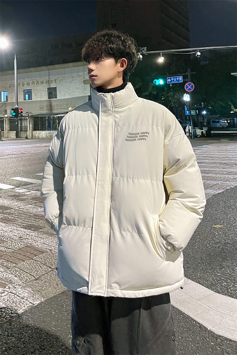 外景冬季加厚面包服男潮宽松保暖棉衣ins韩版立领外套MF00425/P90,男装棉衣,电商B316