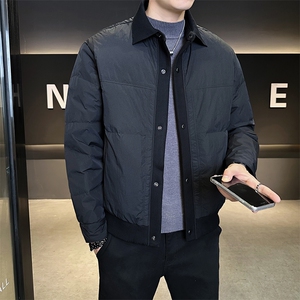 店主风 2025年衬衫领90白鸭绒帅气轻薄羽绒服男LMS2519-P265图片