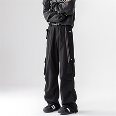 春季加长版工装裤男高个子阔腿直筒伞兵裤188cm110裤子KZ012P78，男装休闲裤，电商B312