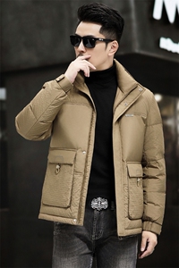 B807钱塘2020-3时尚休闲厚款百搭新款冬季中年男士羽绒服P228图片