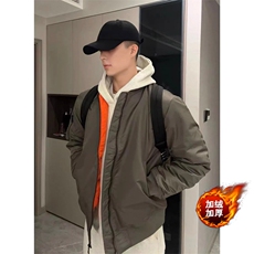 网图有货MA1飞行员夹克男秋冬加棉外套J216-常规P85加棉P100，男装夹克，星座1505