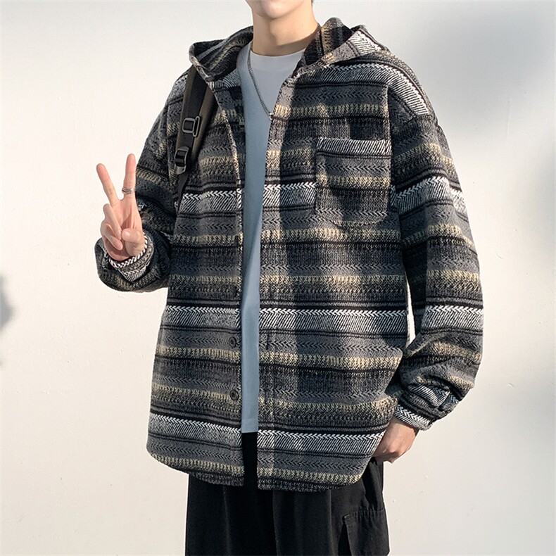春秋季开衫美式小外套男女同款新款美式夹克XZ102B-1-J272P65,男装夹克,星座102B-1