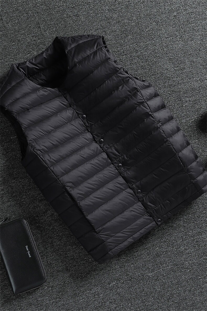 男女90绒轻薄羽绒服马甲男羽绒内胆轻便秋冬内外穿马甲,男装羽绒服,钱塘723