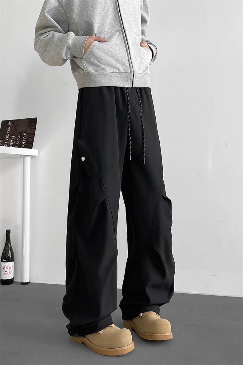 2025春季美式工装裤休闲宽松伞兵裤A502特P38控65,男装休闲裤,电商A309