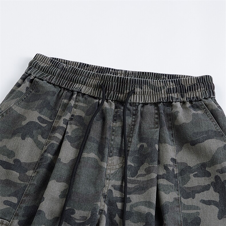 白底纯棉水洗迷彩工装裤休闲裤长裤A014-DY25095-P65控88,男装工装外套,电商A014