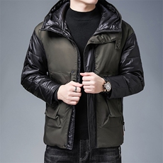 冬季新款中年羽绒爸爸装厚款男保暖男装休闲外套ZSF-108-P350，男装羽绒服，电商B212（原钱塘6029）
