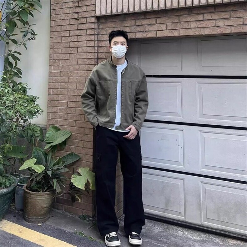 W404-P75男春季高街潮牌宽松百搭夹克潮,男装夹克,星座911-1