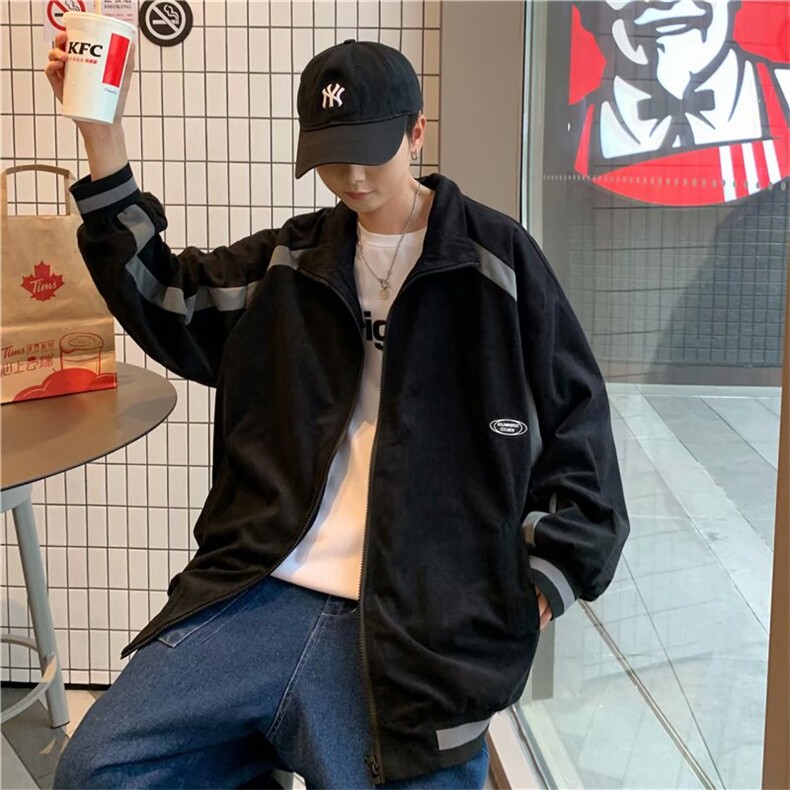 外套男休闲春秋棒球服韩版潮流宽松ins百搭秋季衣服2025新款夹克,男装夹克,星座1210-1
