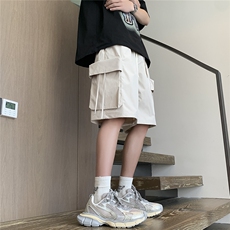 2025夏装新款二开基础款跑量多口袋机能工装短裤DK205-特P18，男装休闲裤，电商042