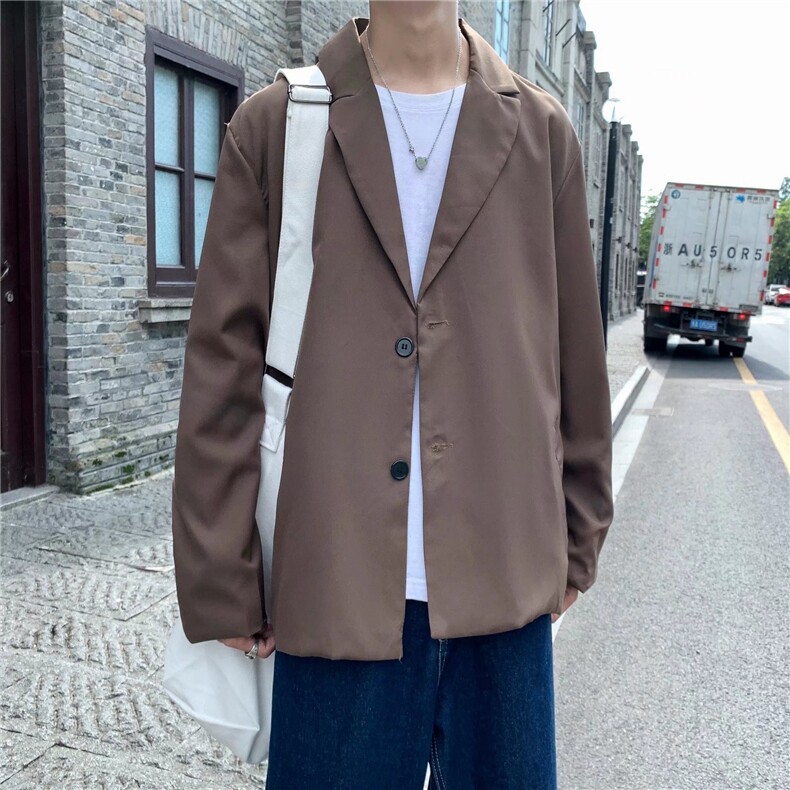 2024春秋季外套男新款韩版高品质休闲西服西装AX39-P47图片