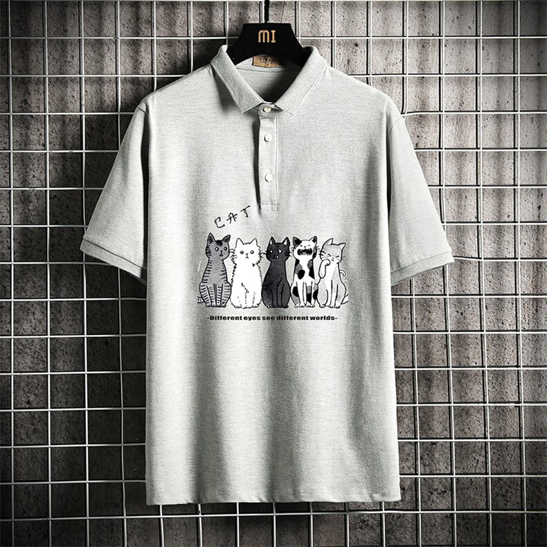 PL57100-P35翻领短袖polo衫男大码胖子半袖t恤男有领保罗衫,男装Polo衫,电商A040A