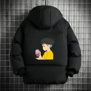 控128加绒面包服男大码羊羔毛衣男MY16200-P100图片