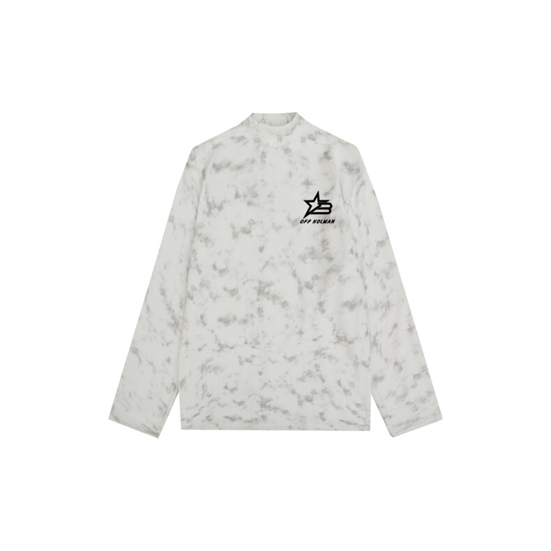 260克重磅扎染德绒半高领打底衫【有货】HD019-DR25359RB-P25图片