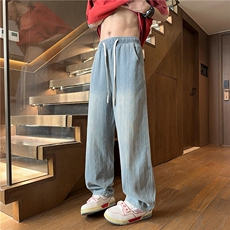 竹节纹牛仔裤男M-3XL直播品质P50控78，男装牛仔裤，电商B219B