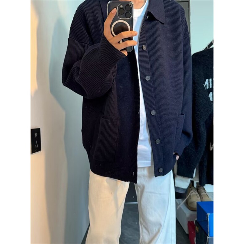 气质慵懒文艺流行长袖毛衣简约ins原宿新款潮流时尚日系百搭,男装针织衫/毛衣,星座506A