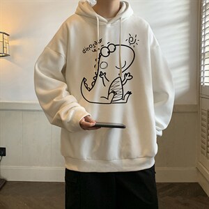 纯棉连帽卫衣男大码运动帽衫宽松薄WY2172-P35 加绒款-P40图片