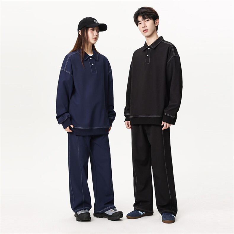311B-1-9261-P60控118大码元秋季新款休闲卫衣运动情侣套装,男装休闲套装,星座311B-1