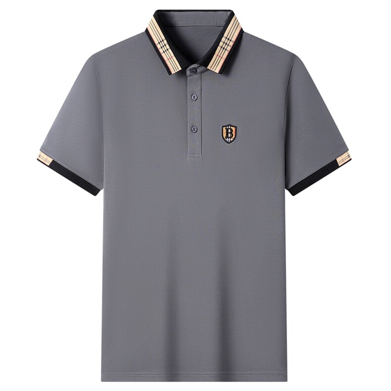 夏季Polo衫纯棉商务休闲男装短袖t恤宽松翻领半袖体恤HP88319-P60,男装Polo衫,星座1105-3