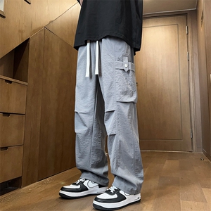 潮流宽松休闲裤高街潮牌长裤A161-K515-P40图片