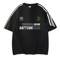 黑色拼白织带