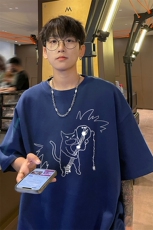 量大优供视频230g重磅纯棉短袖T恤男NT234-特P19控38，男装T恤，电商B367