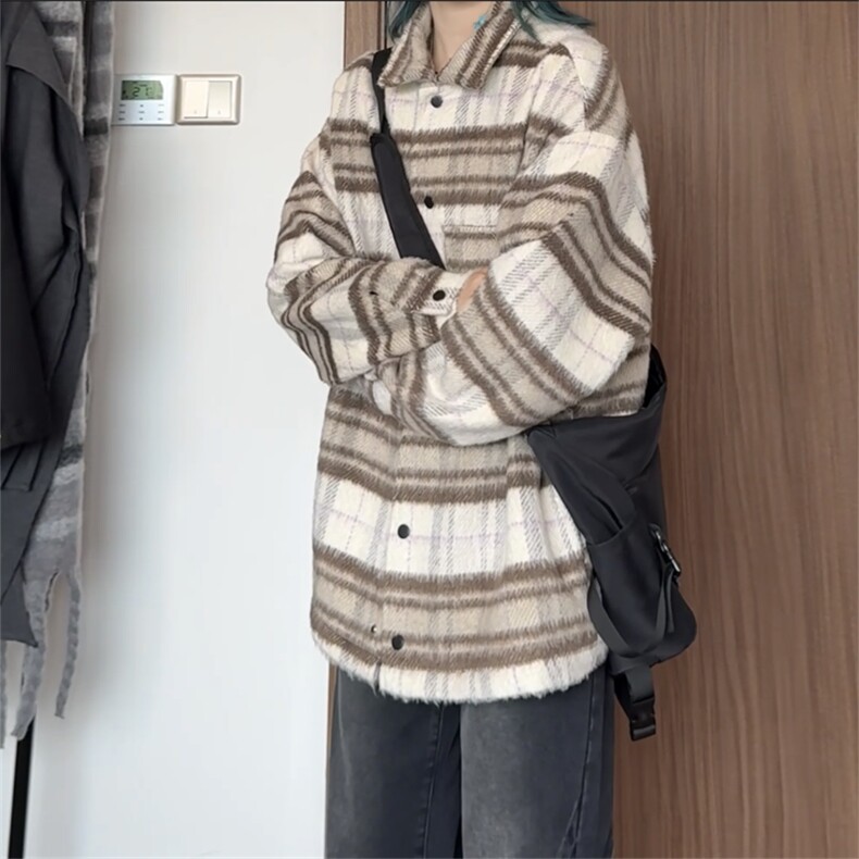 小香风男装短款呢料呢子夹克冬季呢子大衣外套XZ514-2-F008-P100,男装毛呢大衣,星座514-2(原B239)