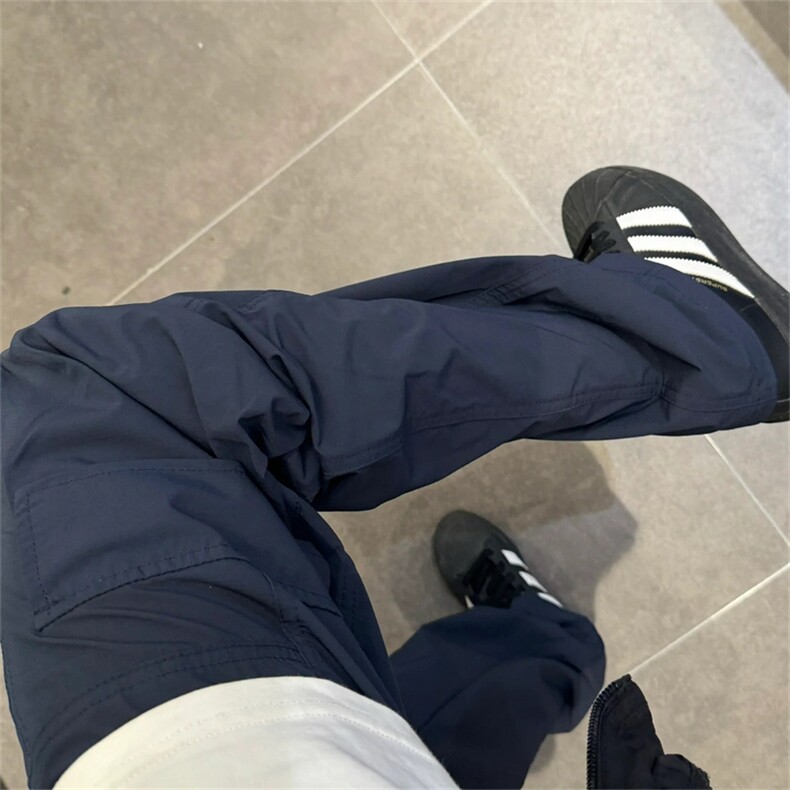 美式阔腿运动伞兵工装裤男女速干宽松复古多口袋冲锋裤,男装工装外套,星座1008