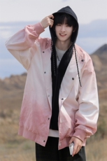 男女同款假两件痞帅美式复古翻领渐变色夹克外套A406JK8132P90，男装夹克，星座309（原A406）