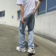 美式复古水洗做旧破洞牛仔裤男ins高街N8815P40，男装牛仔裤，星座1116-2