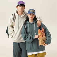 2025冬季新款男装日系潮牌华夫格宽松休闲卫衣加厚卫衣WY626-F96，男装卫衣，电商A101（原外27）
