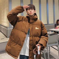 现货抖音得物可供视频三防加厚羽绒连帽棉衣外套面包棉服85557，男装棉衣，电商A486