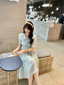 夏季新款 韩版碎花连衣裙图片