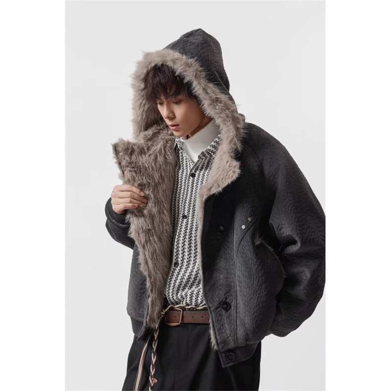 1506A/GS50300/P141复古做旧座山雕加厚棉服1,男装棉衣,星座1506A